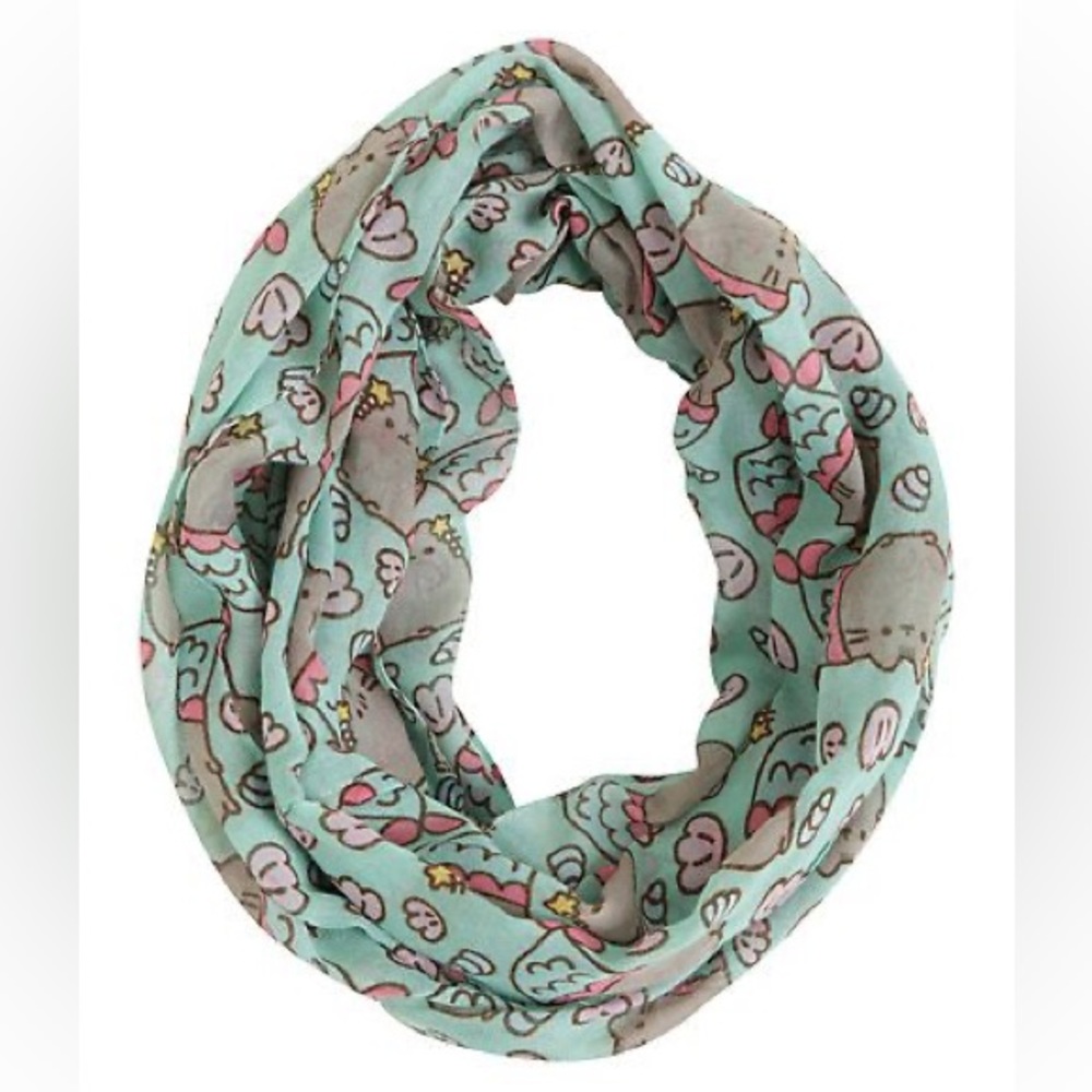 Pusheen Mermaid Infinity Scarf